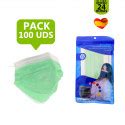 Mascarillas higiénicas 3 capas - Pack 50 mascarillas desechables