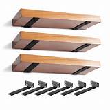 Buy Heavy Duty Shelf Bracket, Rustic Floating Shelf Bracket for Shelves ...