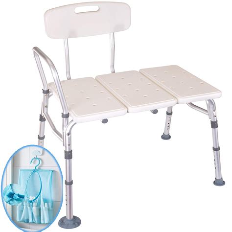 Medokare Shower Transfer Bench Seat - Over Tub Transfer Bench Shower ...