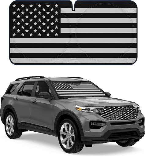 Motor Trend USA Black American Flag Car Windshield India | Ubuy