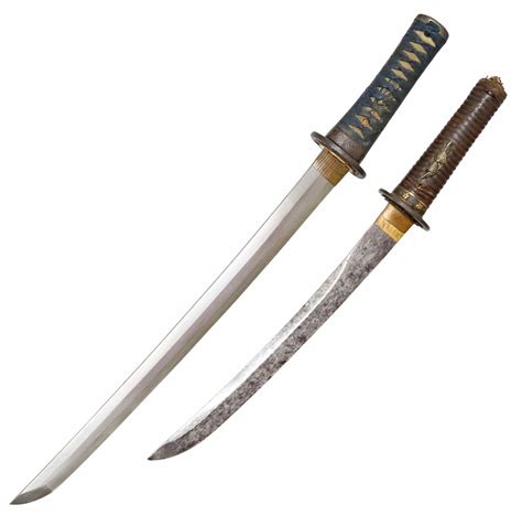 (2) JAPANESE SHORT SWORDS, WAKIZASHIS sold at auction on 20th January ...