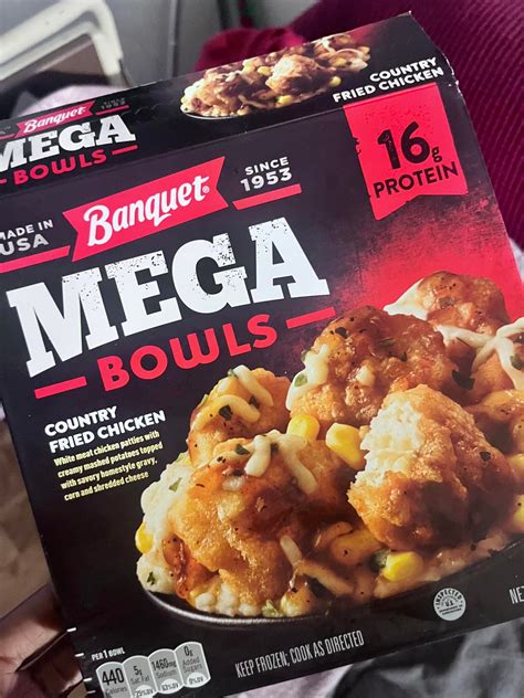 banquet country fried chicken mega bowl : r/frozendinners