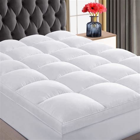 INGALIK Olympic Queen Mattress Topper, Cooling, Extra Thick, Pressure ...