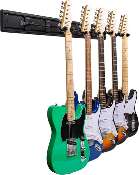 Amazon.com: STRICH Guitar Wall Mount Hangers for Multiple Guitars ...
