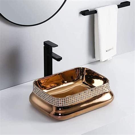 REMANENCE Wash Basin Countertop | Tabletop Ceramic Bathroom Sink | Wash ...