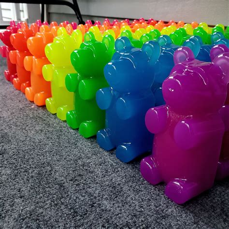 King Size Glow in Dark Gummy Bear - Etsy | Candy theme birthday party, Gummy bears, Candy theme