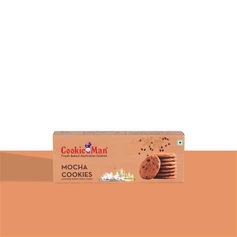 Mocha Cookie Carton - 150g | CookieMan India