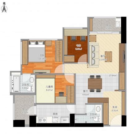 针对100平米左右三居室 3套免费设计方案_独家设计_太平洋家居网