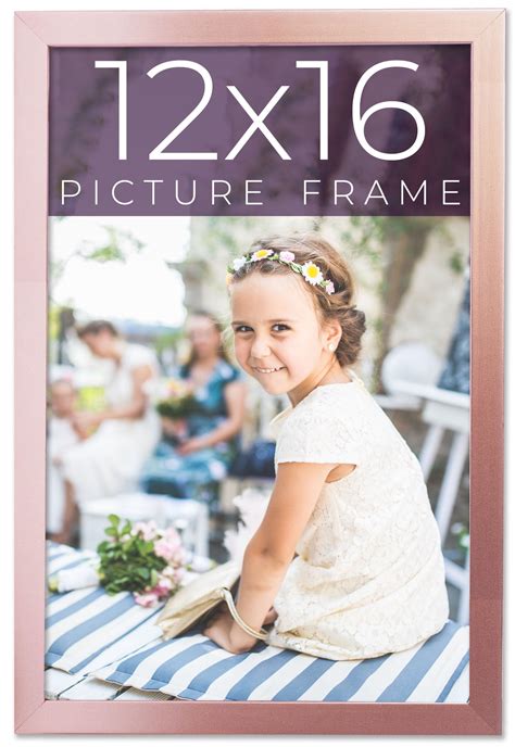 12x16 Frame Pink Real Wood Picture Frame Width 0.75 inches | Interior ...