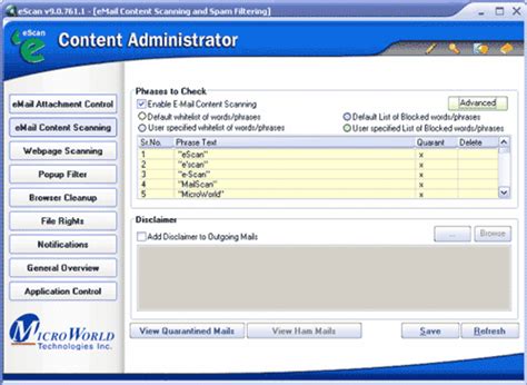 eScan App 的图像结果