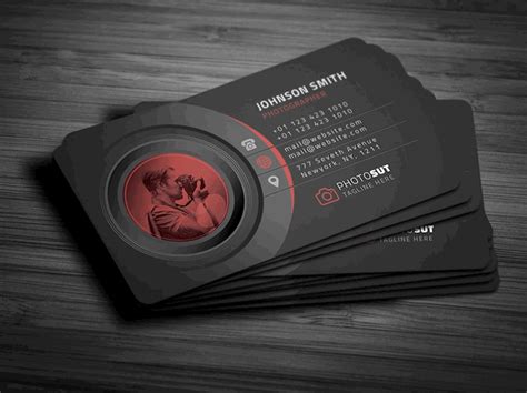 Unique Photography Business Cards 的图像结果