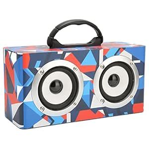 Graffiti Bluetooth Speaker with Handle, Retro Bluetooth 5.0 Boombox ...