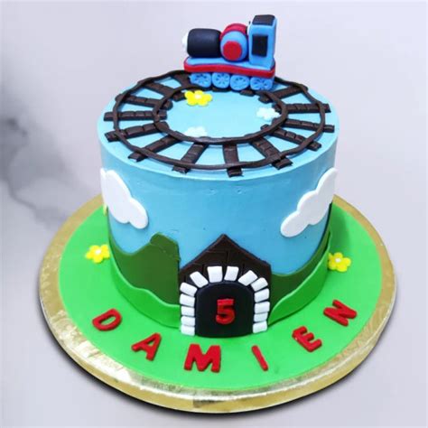 Thomas The Train Birthday Fondant Cake Delivery In Delhi NCR