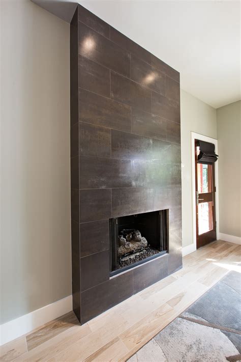 Floor to Ceiling Tiled Fireplace – Fireplace Guide by Linda