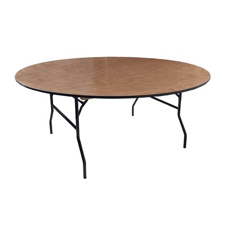 4ft Round Wooden Table - Brad Simpson's Events