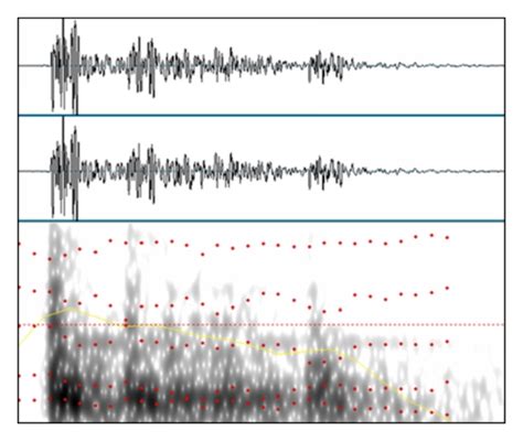 Spectrogram Based Formant Extraction 的图像结果