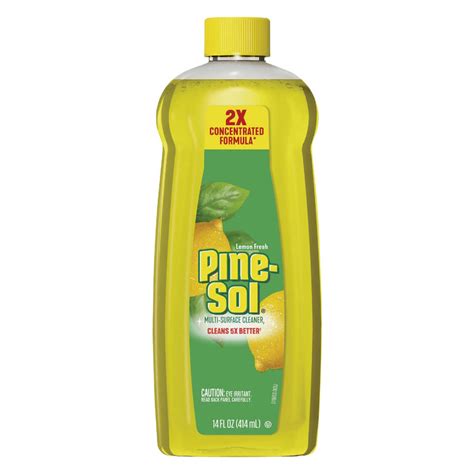 Pine-Sol® Lemon Fresh Concentrated Multi-Surface Cleaner (14 oz Bottles ...