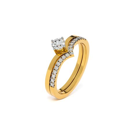 Sovereign V Duo 9KT Gold Lab Grown Diamond Ring – PALMONAS