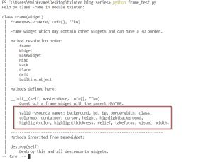 Python Tkinter Frame vs Window 的图像结果
