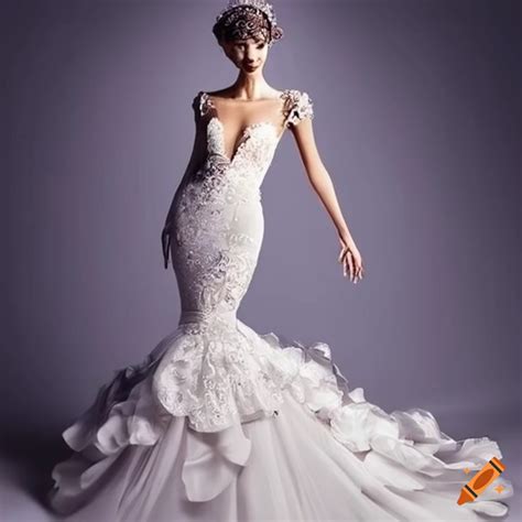 Wedding Dress Mermaid With Train