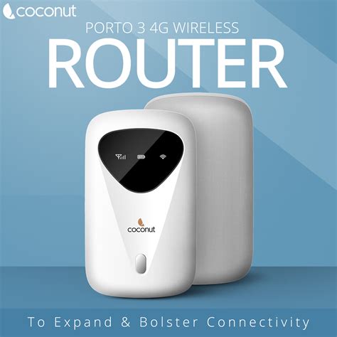 Porto 3 4G Wireless Router, Built In 2700mAh Battery