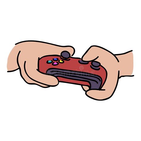 Playing Video Game Clip Art Stock Illustration - Illustration of ...