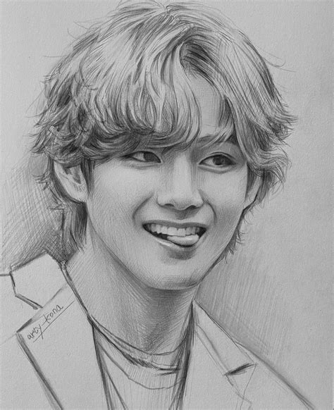 Bts V Drawing Realistic