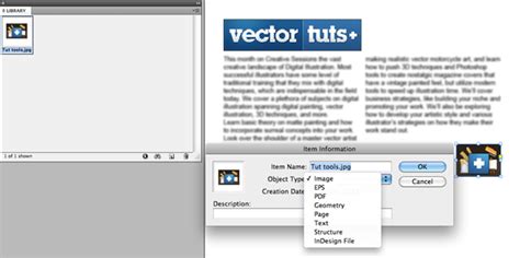 Image result for InDesign Library