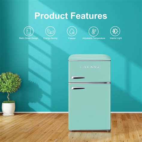 Buy Galanz GLR31TGNER 3.1 Cu. Ft. Retro Compact Refrigerator True Top ...
