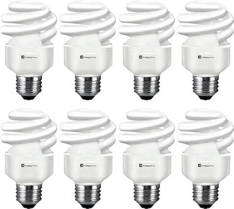 Xtricity Compact Fluorescent Light Bulb T2 Spiral, E26 Base, 5000k ...