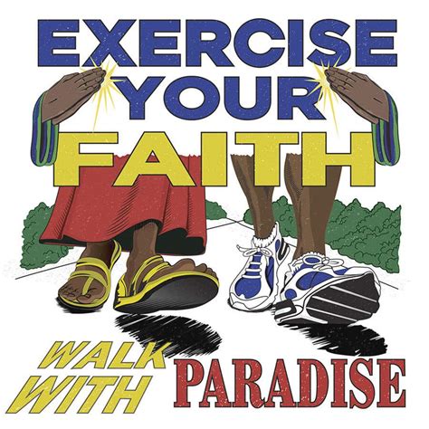 Please RE-DRAW the example “Exercise Your Faith” image using Adobe ...