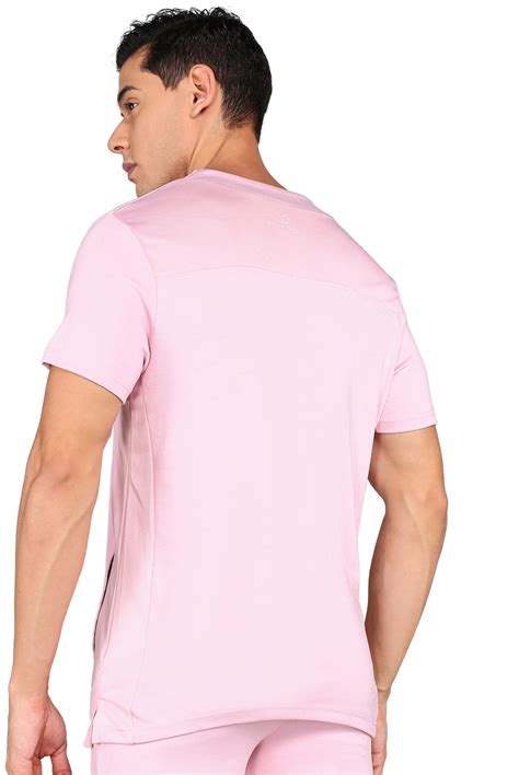 4-Way Stretchable Men's Pink Top & Jogger Bottom Scrub Set – SUPERMEDIC®