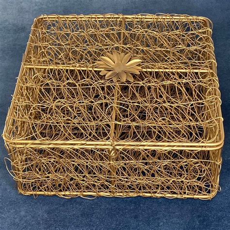 Square Metal Mesh Box | gingercrush.com