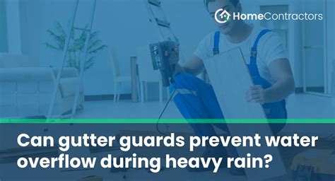 Image result for How to Stop Gutter Overflow When Heavy Tain