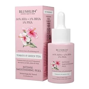 BLUSHLIN 30% AHA + 2% BHA + 3% PHA | Intense Smoothening Peel | Refine ...