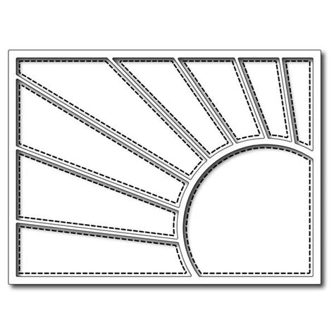 Corner Sun Rays Quilt Panel - Die – CRAFTERS CORNER