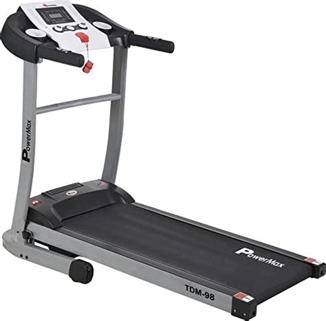 PowerMax Fitness TDM-98 (4.0HP Peak) Motorized Treadmill With USB ...