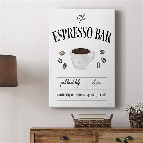Lark Manor™ Fresh Brewed Espresso Bar -Gallery Wrapped Cavas | Wayfair