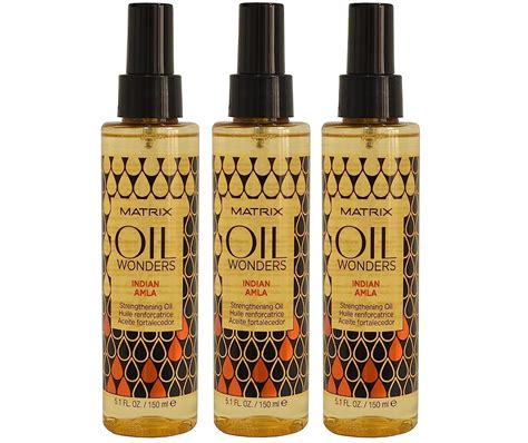 Matrix Pack of 3 Matrix Oil Wonders Indian Amla Oil 150 ml : Amazon.de ...