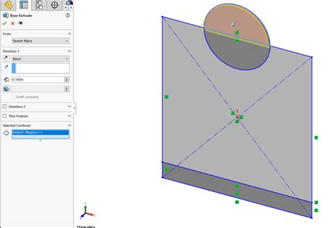 Image result for Contour Entities Overlapping SolidWorks