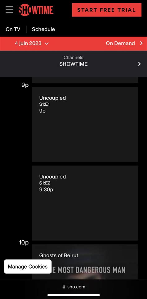 Showtime schedule for june 4th, it means no bonus episode I guess : r ...
