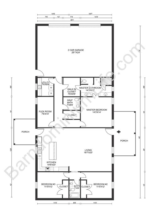 Popular Top 20 Barndominium Floor Plans For Modern Homes