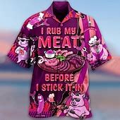 Men's Cartoon Shirt Short Sleeve Fashion Designer Casual Outdoor Casual ...