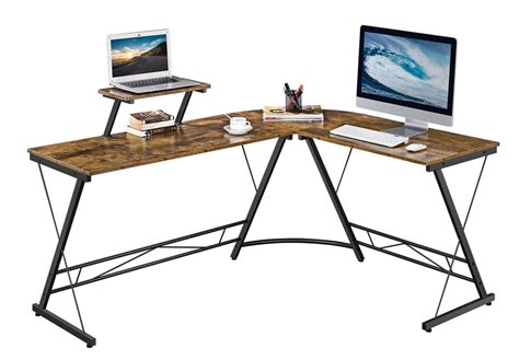 SmileMart Wide L-shaped Corner Home Office Computer India | Ubuy