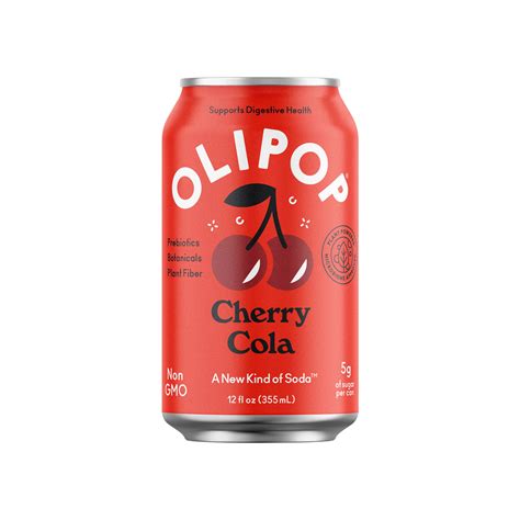 Olipop Prebiotic Soda - Cherry Cola - Shop Soda at H-E-B
