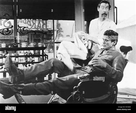 SHOWDOWN AT BOOT HILL, Charles Bronson (seated), John Carradine, 1958 ...
