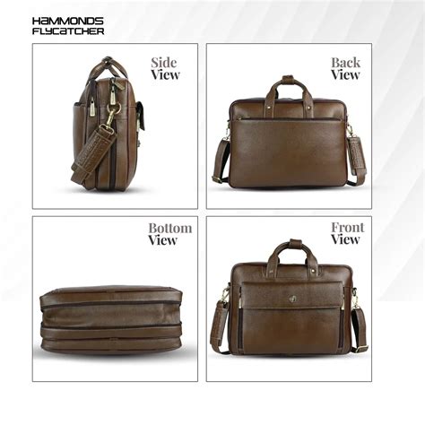 Expandable Leather Laptop Bag | 16 Inch – Hammonds Flycatcher