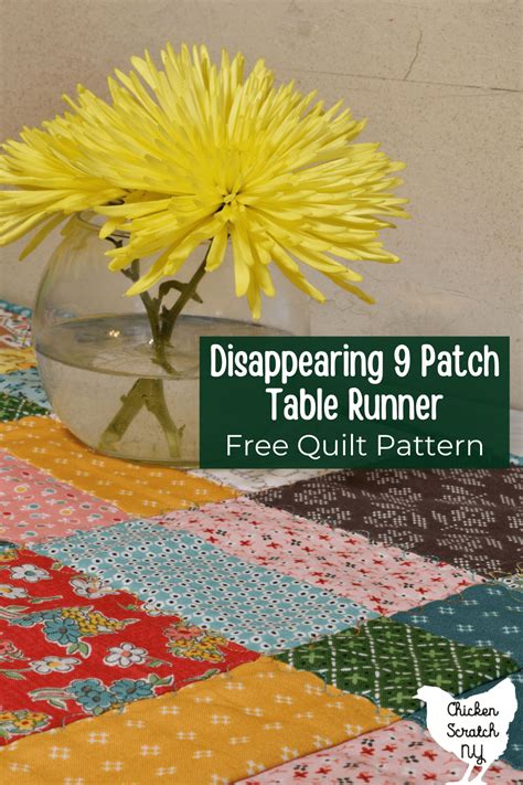 Image result for Nine Patch Table Runner Pattern Free