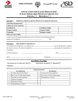 Fillable Online DGCA-Form-FD-Application-for-flight-dispatcher-flight ...