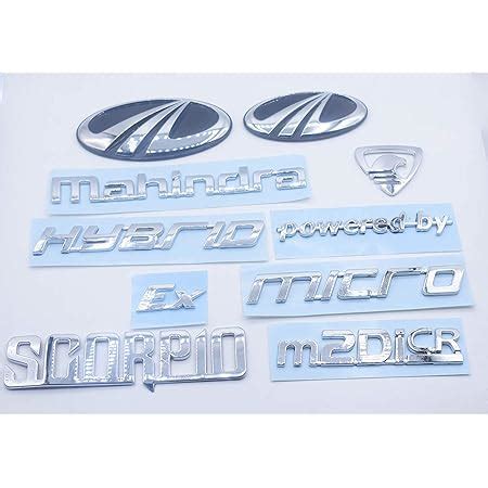 AutoMopix Scorpio Hybrid M2Dicr Car Monogram Symbol Wrap Decal Sticker ...